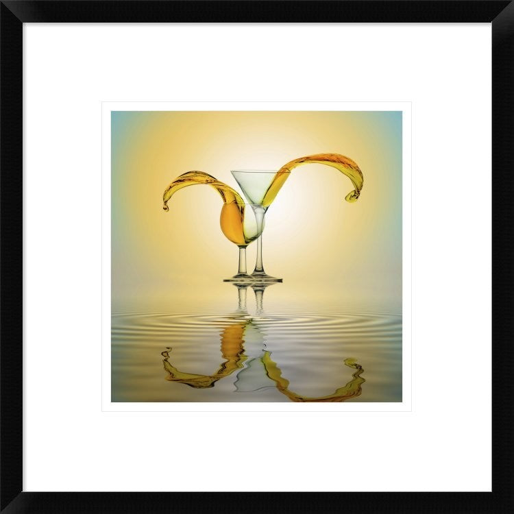 "You And Me" Framed Digital Print by Ganjar Rahayu, 18"x18"