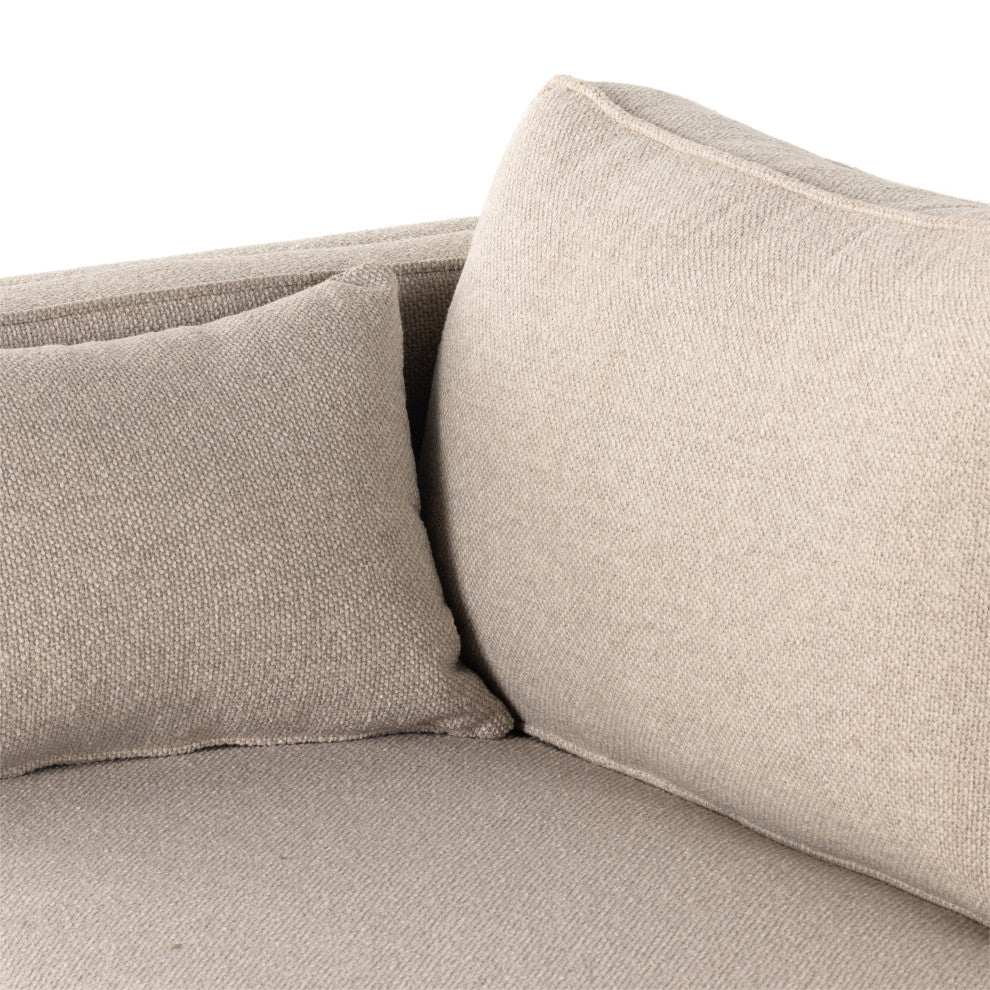 Lawrence 2pc Raf Sectional-Nova Taupe