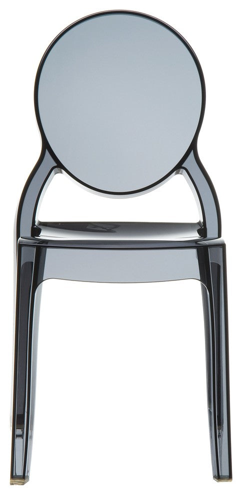 Compamia Elizabeth Dining Chairs, Set of 2, Transparent Black