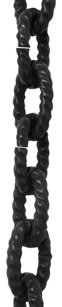 Brass Loop Chandelier Chain, Various Finishes, 2 Sizes, Oil Bronzed Black, U35