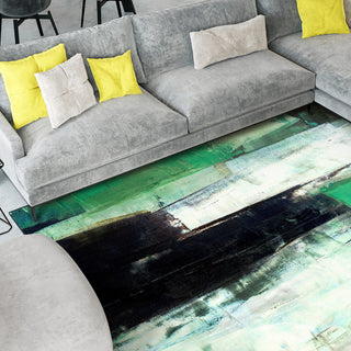 Verdure Abstract Art Area Rug, 7.5'x10.3'