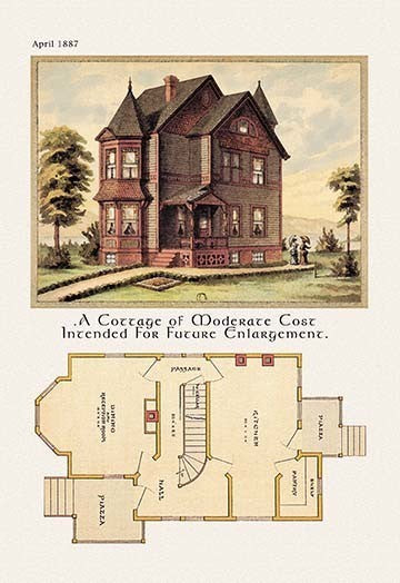 A Cottage of Moderate Cost Intended for Future Enlargement- Paper Poster