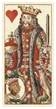 "King of Hearts (Bauern Hochzeit Deck)" Paper Art, 32"x62"