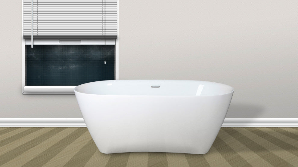 Carmen 59" Freestanding Bathtub