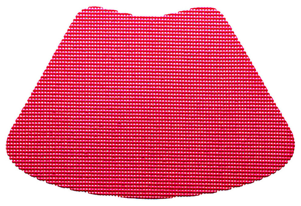 Fishnet Pink Yarrow Wedge Placemat, Set of 12