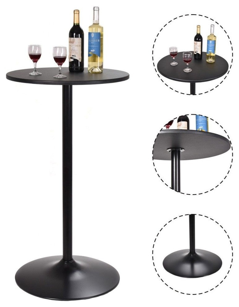 Modern 24" Round Pub Dining Bar Table