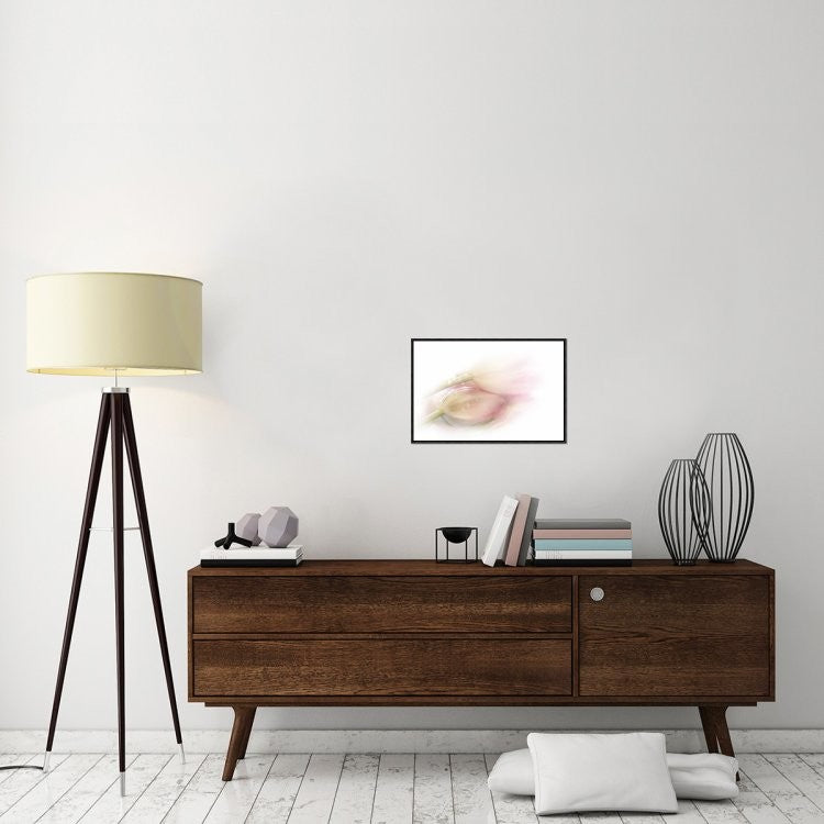 "Touching" Framed Canvas Giclee by Stefan Eisele, 23x16"