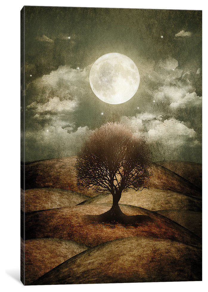 "Once Upon A Time... The Lone Tree" by Viviana Gonzalez, 40x26x1.5"