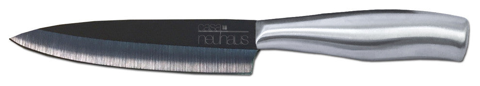 Casa Neuhaus Knives Set - 3 Inch Paring & 5 Inch Utility Black Ceramic Blade
