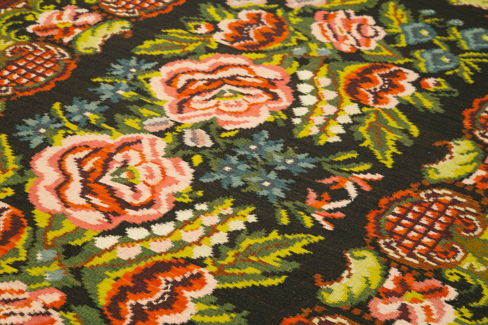Rug N Carpet - Handmade Bessarabian 6' 2'' x 9' 11'' Unique Flatweave Kilim Rug
