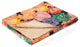 50" X 70" Black Green Red pink Cotton Patchwork Throw Blanket with Embroidery
