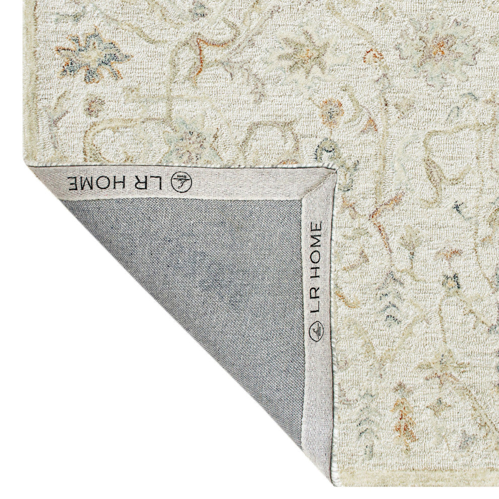 Ox Bay Vin Ira Ivory Abstract Hand-Tufted Area Rug, 9' X 12'