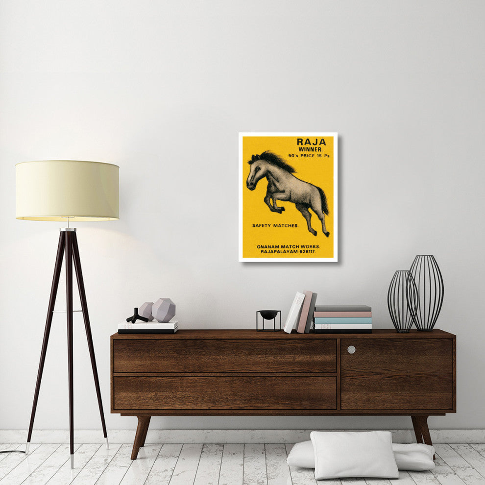 "Raja Winner Safety Matches" Digital Paper Print by Phillumenart, 25"x32"