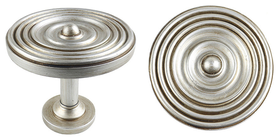 Urbanest Set of 2 Large Swirl Drapery Medallion Holdback, Pewter