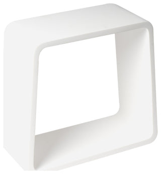 Alfi Brand White Matte Solid Surface Resin Bathroom / Shower Stool