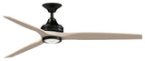 Fanimation Spitfire DC-KIT-64-LK Spitfire DC 64" 3 Blade Indoor / - Black /
