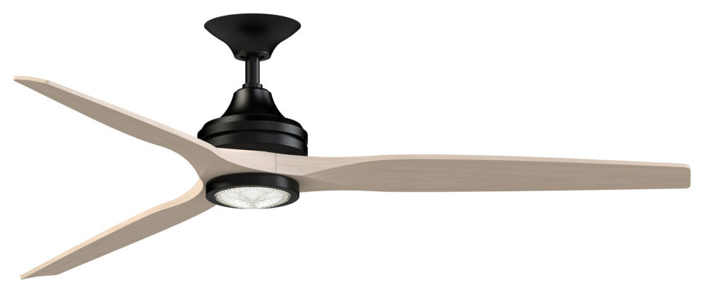 Fanimation Spitfire DC-KIT-64-LK Spitfire DC 64" 3 Blade Indoor / - Black /