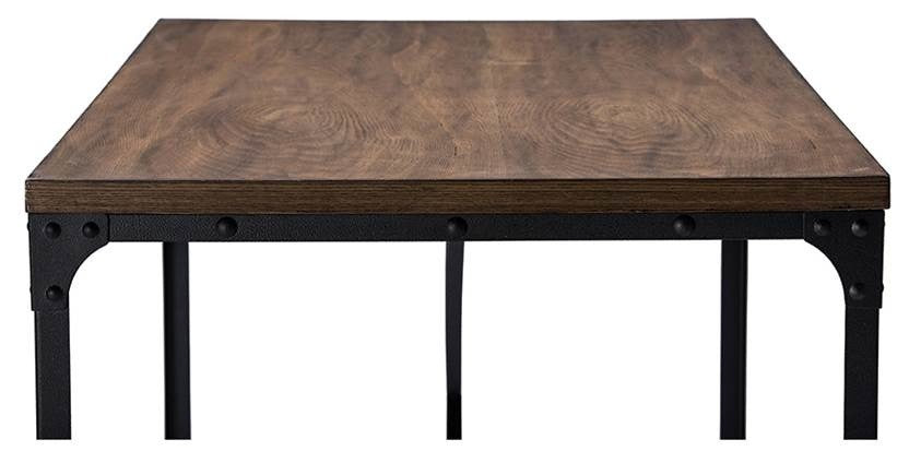 Grayson Vintage Industrial Antique Bronze Home office Wood Desk