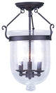 Livex Lighting 3 Light Bronze Ceiling Mount - 5082-07