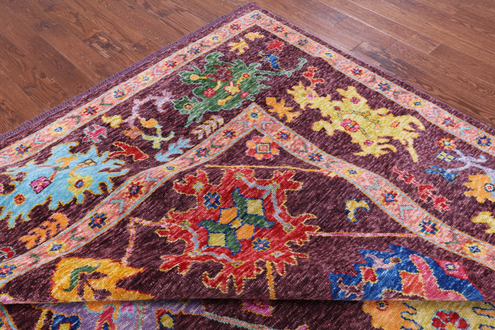 10' 5" X 13' 9" Turkish Oushak Handmade Rug - Q14786