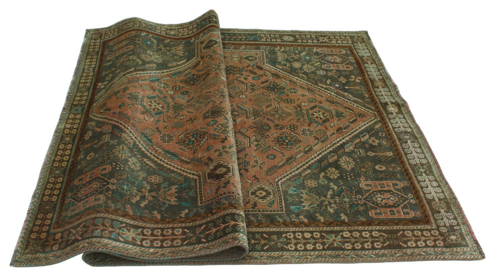 Semi-Antique Sabeir Rust Rug