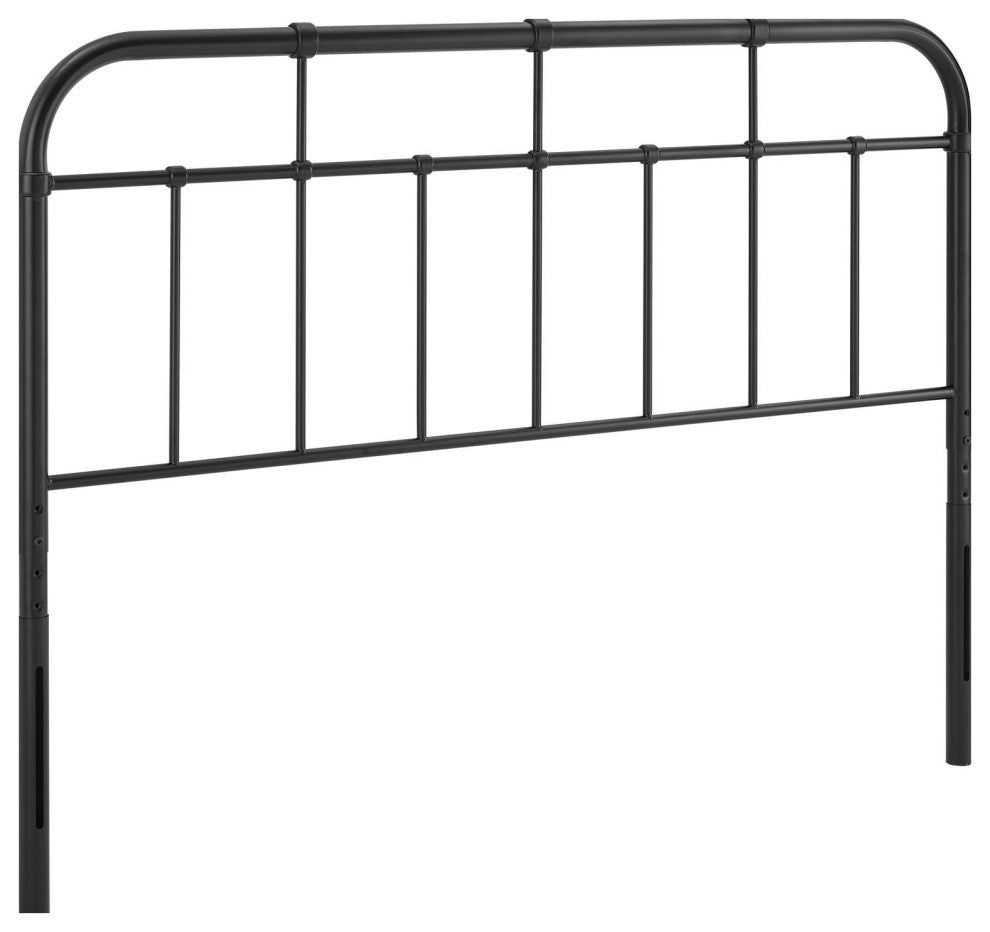 Nova Queen Metal Headboard - Black