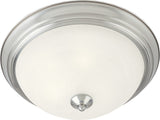 Maxim Lighting 1-Light Flush Mount in Satin Nickel - 5840MRSN