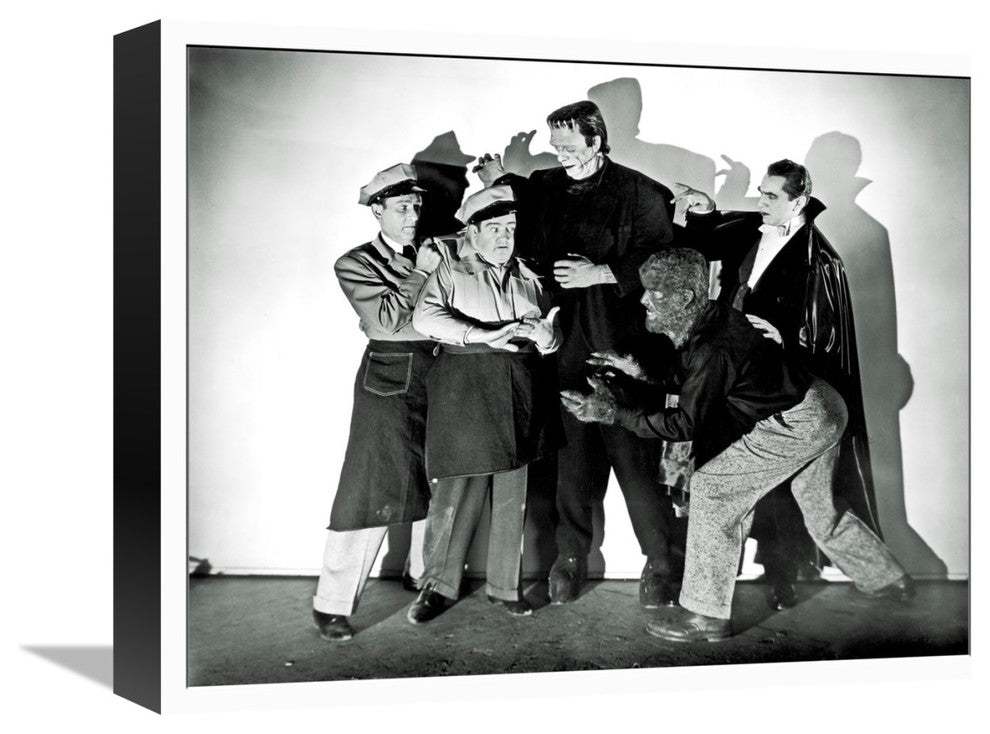 Abbott and Costello With Frankenstein, Dracula And Wolfman, 16x13
