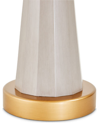 St. Charles Chairside Table, Dove Gray