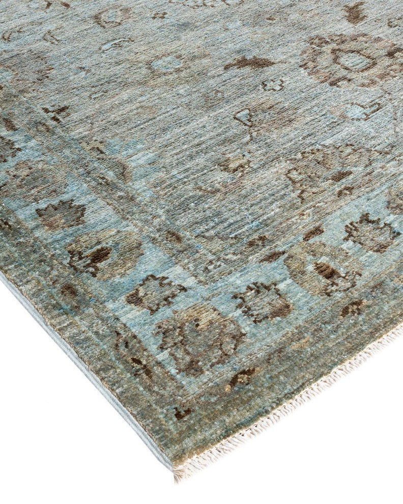 Vibrance, One-of-a-Kind Hand-Knotted Area Rug Gray, 3'10"x5'10"