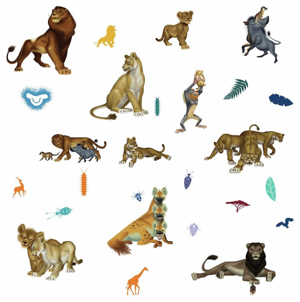 The Lion King Character Peel and Stick Wall Decals