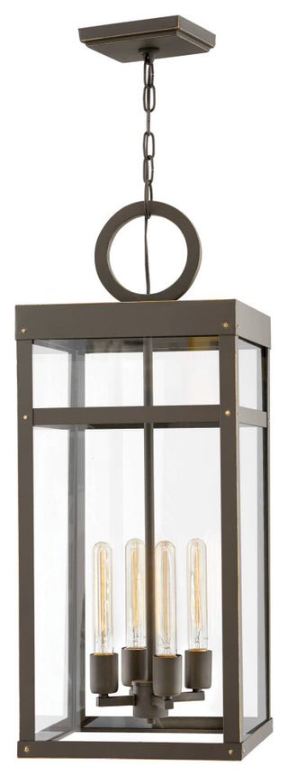 Hinkley Lighting 2808 Porter 4 Light 12"W Lisa McDennon Outdoor - Aged Zinc