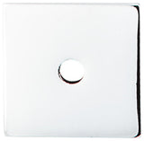 Top Knobs TK94 1 Inch Square Cabinet Knob Backplate - Polished Chrome