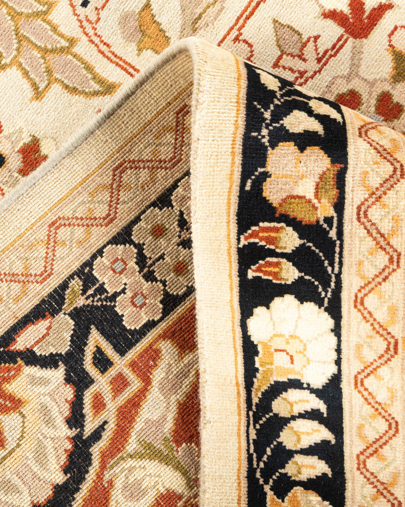 Vadodara, One-of-a-Kind Hand-Knotted Area Rug Ivory, 9'0"x12'5"