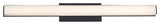 Brink LED Bathroom Vanity/Wall Light, Black, 24", 3500k