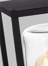 Vado One Light Outdoor Post Lantern, Black