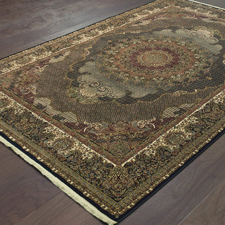 Oriental Weavers Masterpiece Blue/ Red Oriental Indoor Area Rug 9'10"X12'10"