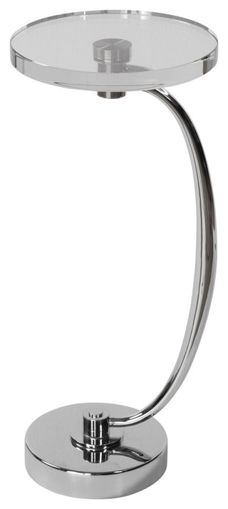 Uttermost Waveney Drink Table 25144, Nickel