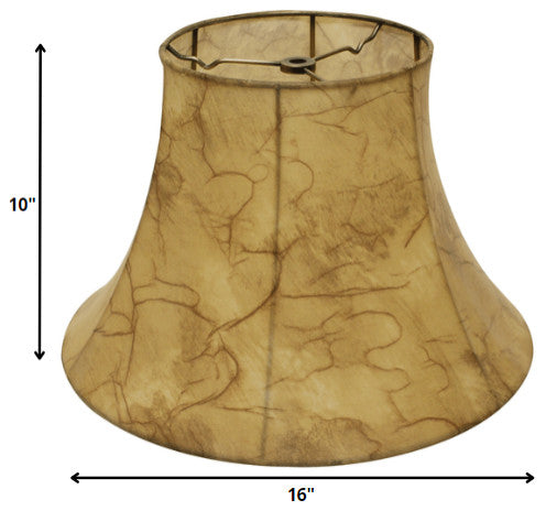 16" Antique Parchment Slanted Softback Lampshade