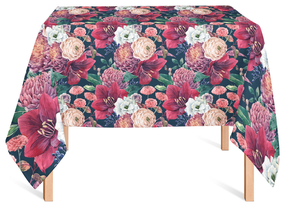 Jewel Bouquets 58x58 Tablecloth