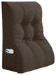 Reading Pillow Bed Foam Wedge Adult for Back Support, Brown, 24x9x21
