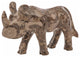 Marble Rhino, Decorative Figurine, Flannel Gray