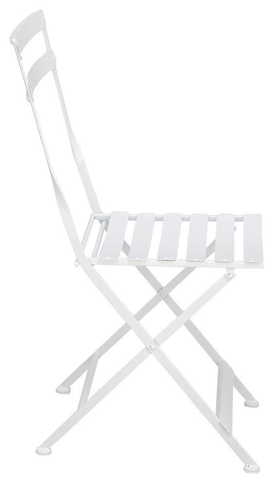 Brunsly 3-Piece Metal Bistro Set, White