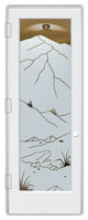 Interior Prehung Door or Interior Slab Door - Mountains Foliage - Primed -...