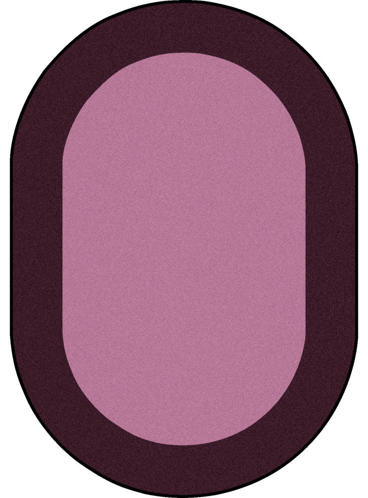 All Around Rug, Purple, Oval, 92"x64"