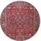 Ahgly Company Indoor Round Traditional Area Rugs, 3' Round