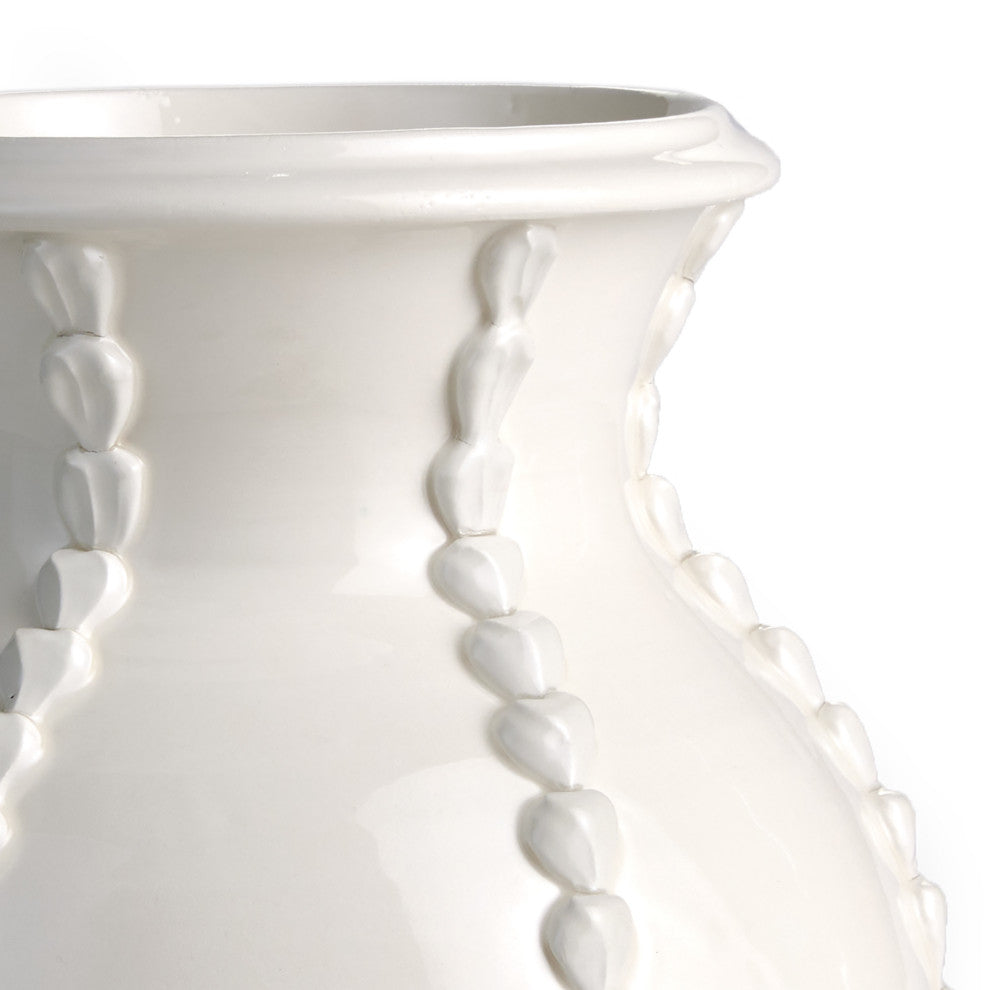 Positano White Vase