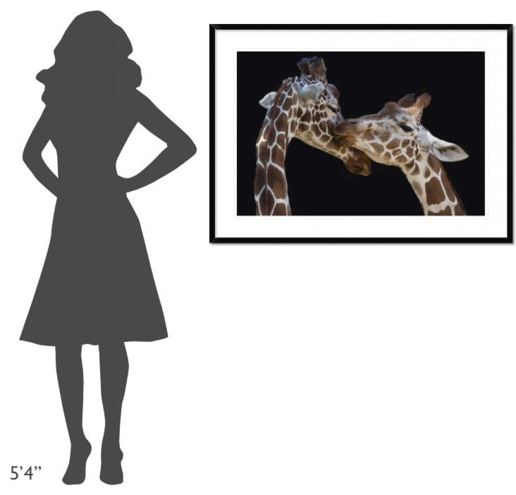 "The Kiss" Framed Digital Print by Manfred Foeger, 44x32"