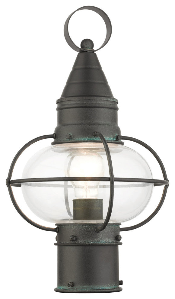 Charcoal Nautical, Farmhouse, Bohemian, Colonial, Outdoor Post Top Lantern