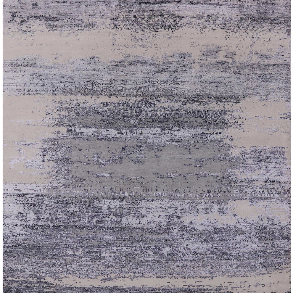 Ahgly Company Indoor Square Mid-Century Modern Area Rugs, 5' Square